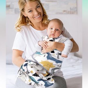 Swaddle Wrap Sleep Sacks 2 different patterns for boy